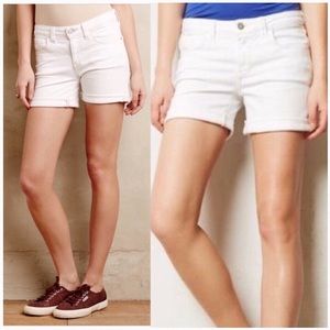 Anthropologie Pilcro Jean Shorts Size 26 White